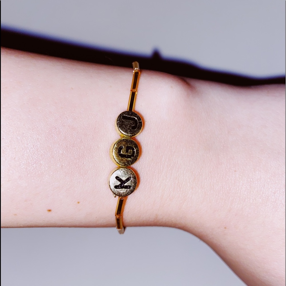 Gold Initial Bracelet